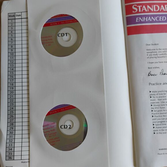 Standard of Excellence Enhanced Comprehensive Band Method Alto Saxophone Book 1 - Picture 4 of 7